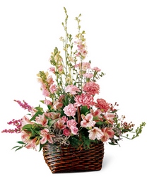 Exquisite Memorial Basket from Backstage Florist in Richardson, Texas